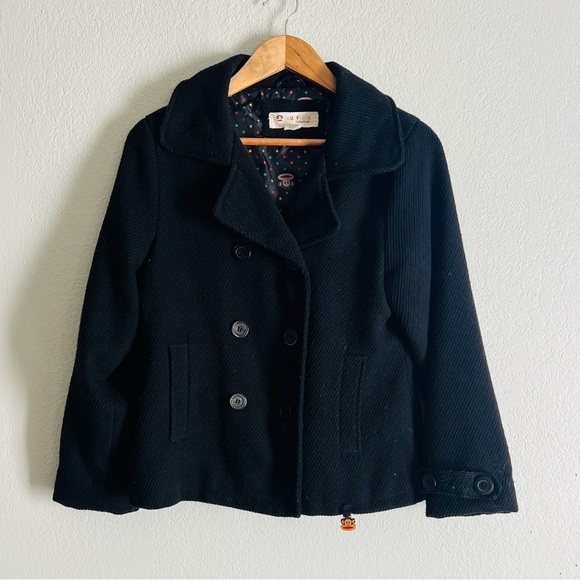 Paul Frank Other - Paul Frank Textured Black Peacoat